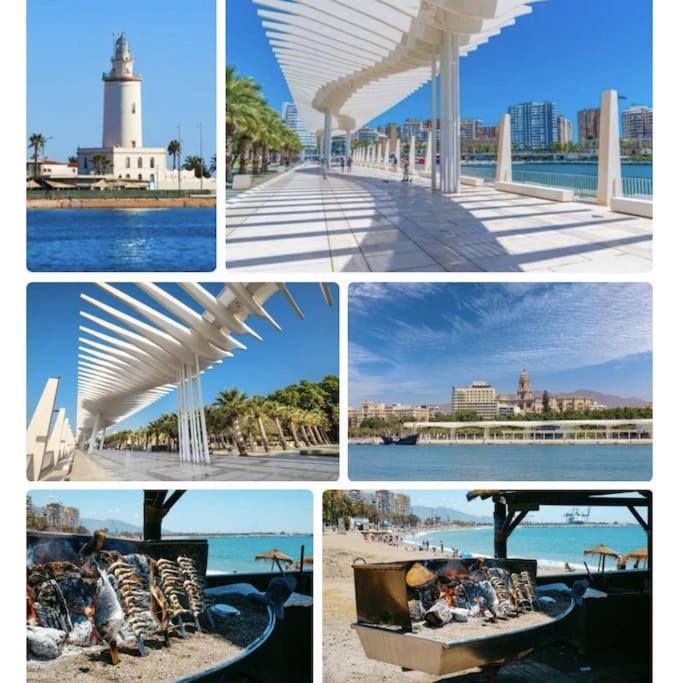 Malagueta, Free Parking, Center & Beach Malaga Ngoại thất bức ảnh
